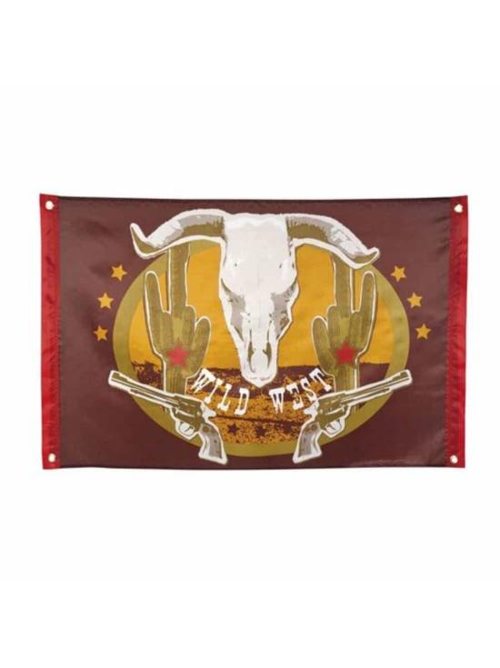 Bandera Wild West Poliéster 60 x 90 cms