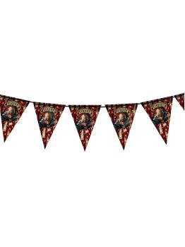 Banderolas Payasos Asesinos 300 cms 19 x 27 cms