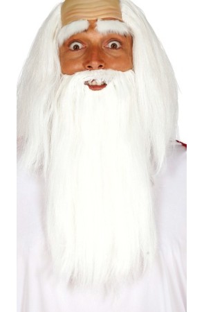Barba Blanca con Cejas