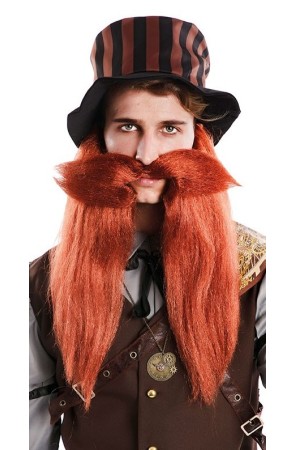 Barba con Bigote de Steampunk