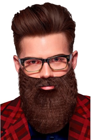 Barba para Personajes Variados en Castaña