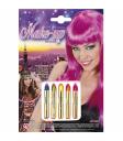 Barras Maquillaje Set de 5 pinturas Llamativas .