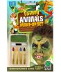 Base de maquillaje de dragón verde + 4 lápices de maquillaje en blíster