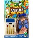 Base de maquillaje de mariposa azul + 4 lápices de maquillaje en blíster
