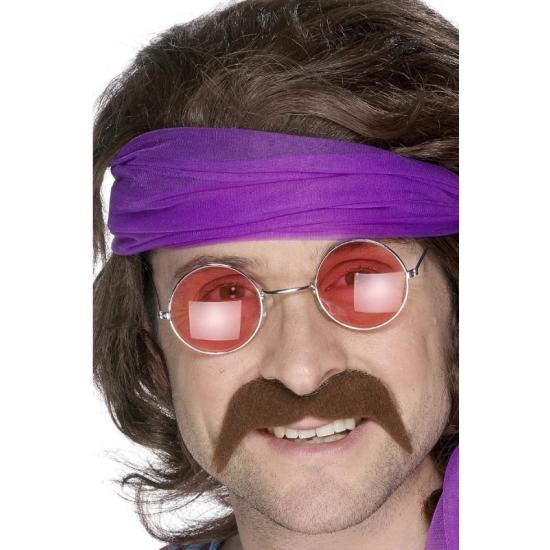 Bigote años setenta 3 colores