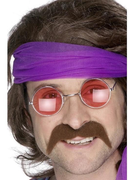 Bigote años setenta 3 colores