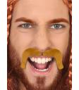 Bigote de los 70 rubia,