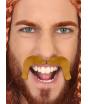Bigote de los 70 rubia,