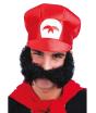 Bigote Mario en bolsa con gancho