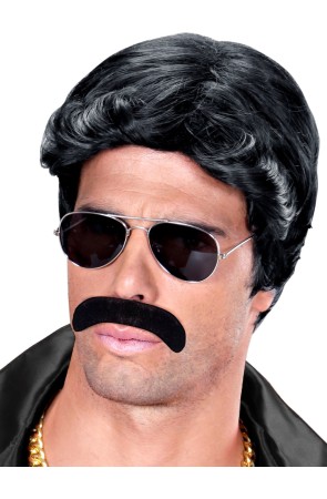 Bigote negro años 80