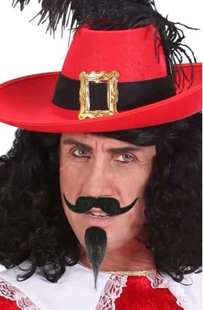 Bigote y Perilla de Mosquetero .