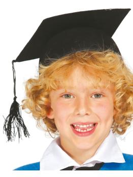 Birrete Infantil de Fieltro Económico – Graduación Niño y Niña