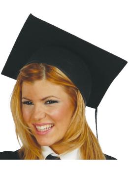 Birrete fieltro Estudiante para adulto