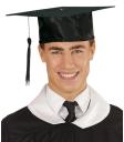 Birrete Graduado en Raso adulto