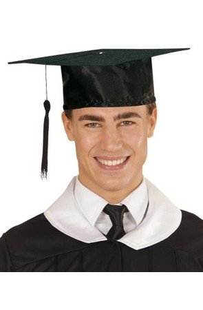 Birrete Graduado en Raso adulto