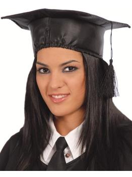 Birrete Graduado Tela Económico adultos