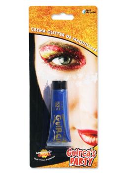Blister Tubo Maquillaje Glitter 20 cc Azul