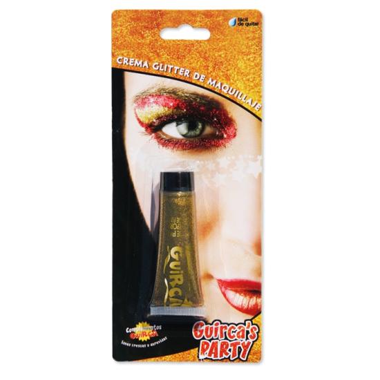 Blister Tubo Maquillaje Glitter 20 cc Oro