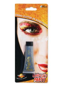 Blister Tubo Maquillaje Glitter 20 cc Plata