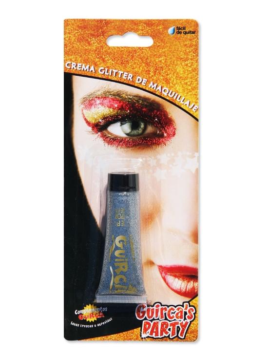 Blister Tubo Maquillaje Glitter 20 cc Plata