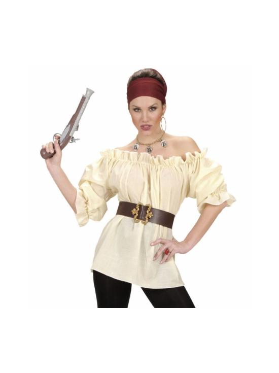 Blusa Beige para disfraces adulta