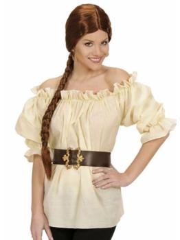 Blusa Beige para disfraces adulta
