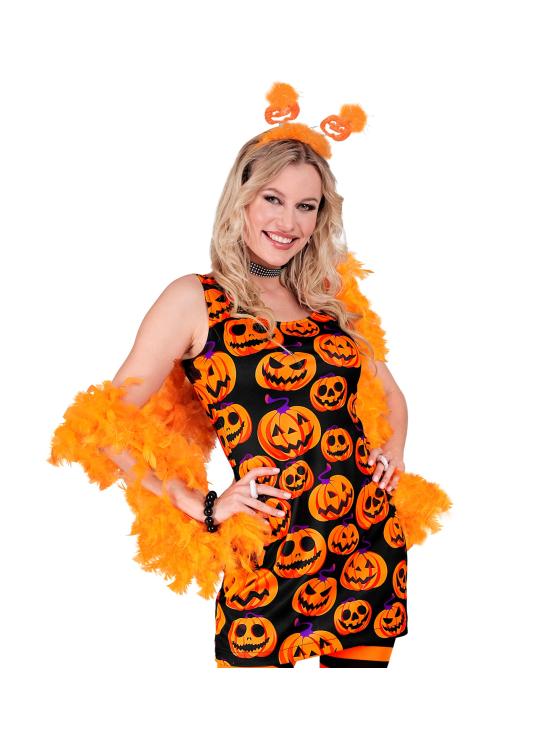 Boa de Plumas Naranja – 1,80 m – 80 g