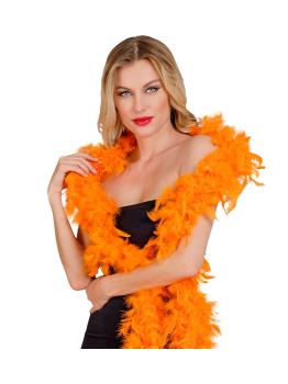 Boa de Plumas Naranja – 1,80 m – 80 g
