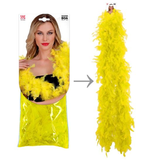 Boa pluma Amarilla/Verde lujo 1,80 mts 50 gramos