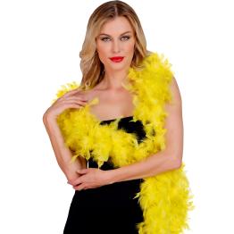 Boa pluma Amarilla/Verde lujo 1,80 mts 50 gramos