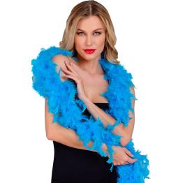 Boa pluma Azul lujo 1,80 mts 50gramos