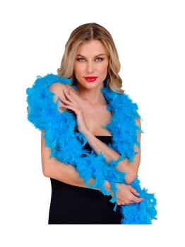 Boa pluma Azul lujo 1,80 mts 50gramos