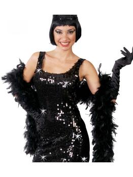 Boa Pluma Negro 1,80 cms 90 grs