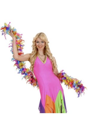 Boa Plumas Arcoiris Lujo 1,80 cms de 65 grs.