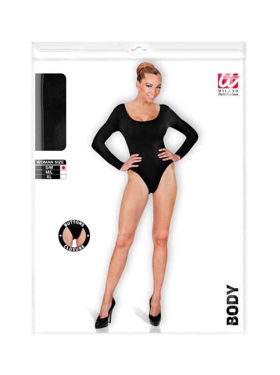 Body para mujer Negro