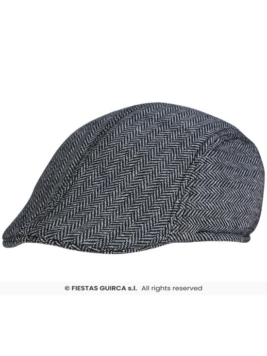 Boina Gangster Ingles adulto Gris