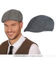 Boina Gangster Ingles adulto Gris