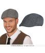 Boina Gangster Ingles adulto Gris