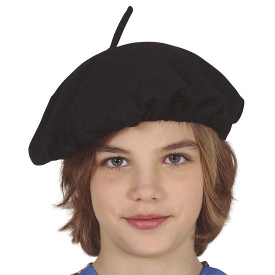 Boina Parisina Negra infantil Boina Parisina Negra infantil