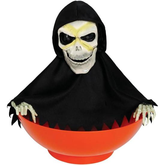 Bol de Esqueleto con Luz, Sonido y Movimiento (24x23 cm) – Decoración de Halloween Bol de Esqueleto con Luz, Sonido y Movimiento (24x23 cm) – Decoración de Halloween