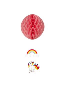 Bola colgante Unicornio 30x55 cms