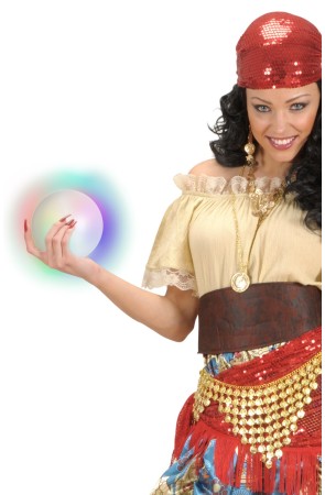 Bola de cristal cambia de color de 12,5 cms