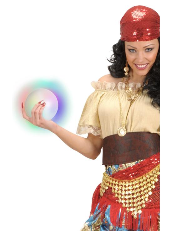 Bola de cristal cambia de color de 12,5 cms
