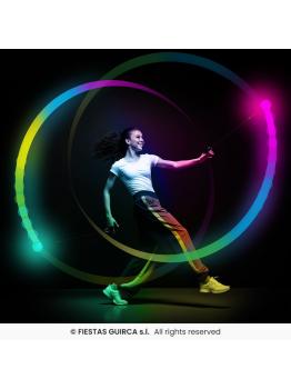 Bola de Danza con LEDs Multicolor (7 cm) - Accesorio Luminoso para Fiestas