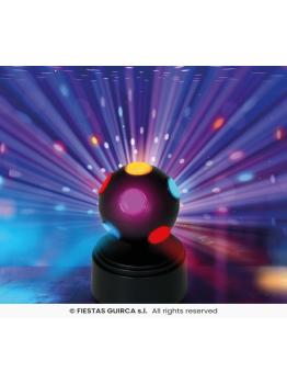 Bola de Discoteca LED Negra (9x9x12 cm)