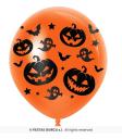 Bolsa 10 globos Fiesta Halloween 30 cms