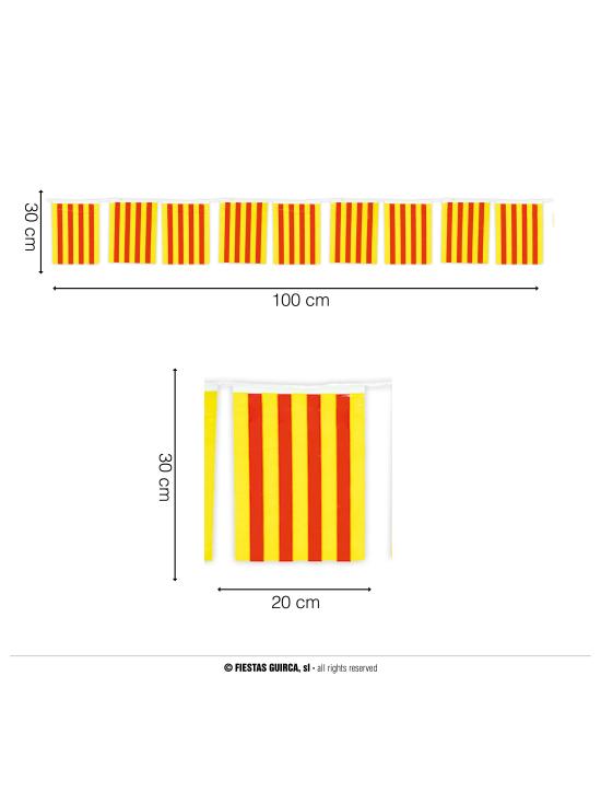 Bolsa 50m banderas regional . 20 x 30 cms