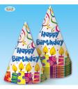 BOLSA 8 GORROS "HAPPY BIRTHDAY"