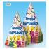 BOLSA 8 GORROS "HAPPY BIRTHDAY"