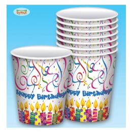 BOLSA 8 VASOS "HAPPY BIRTHDAY"